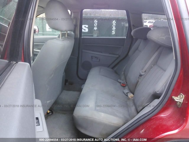 1J4GR48K16C262368 - 2006 JEEP GRAND CHEROKEE LAREDO/COLUMBIA/FREEDOM 红色 照片 8