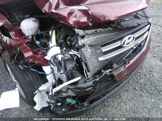 KM8J33A44HU449812 - 2017 HYUNDAI TUCSON LIMITED/SPORT AND ECO/SE RED photo 6