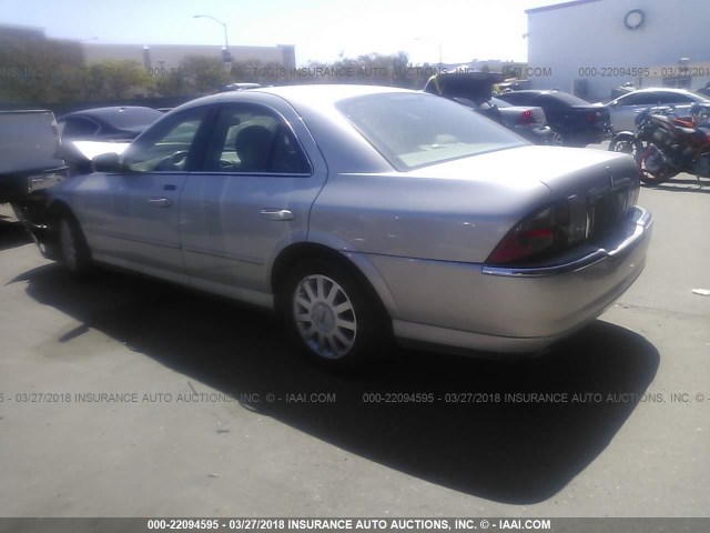 1LNHM86S15Y625526 - 2005 LINCOLN LS 银色 照片 3