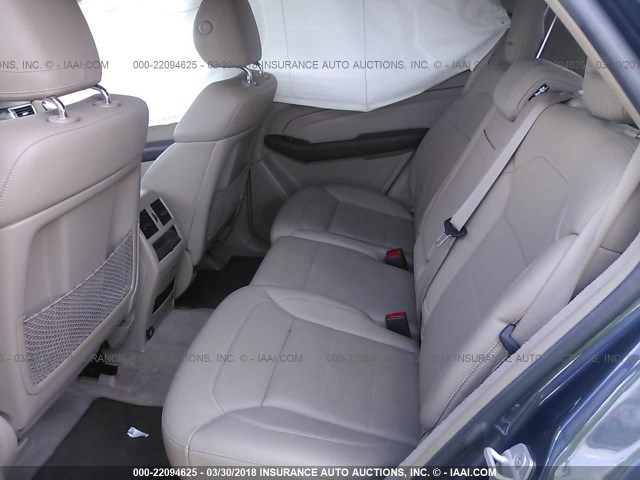 4JGDA5HB1DA248030 - 2013 MERCEDES-BENZ ML 350 4MATIC GRAY photo 8