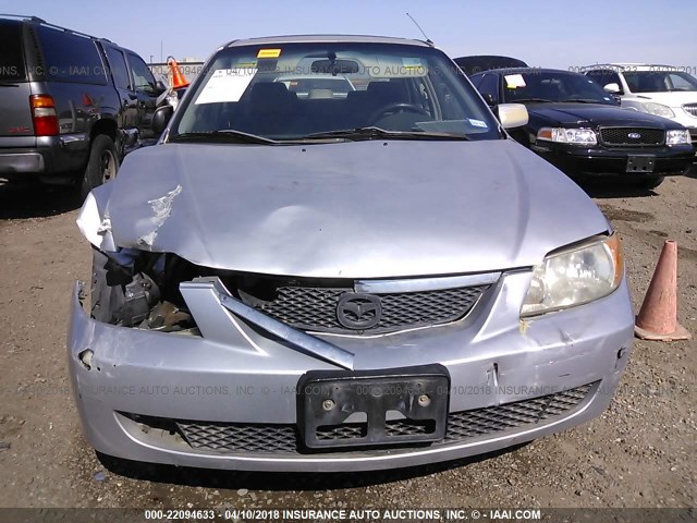 JM1BJ225421579243 - 2002 MAZDA PROTEGE DX/LX/ES GRAY photo 6