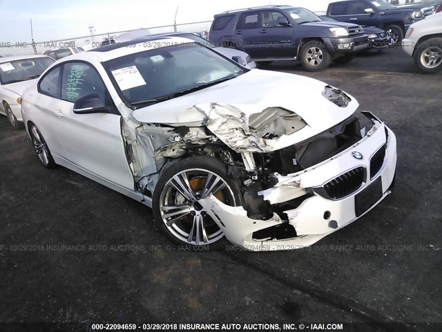 WBA3R1C59FK194103 - 2015 BMW 435 I WHITE photo 1