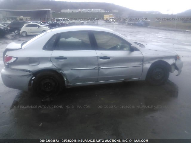 JF1GE61648H512255 - 2008 SUBARU IMPREZA 2.5I SILVER photo 6