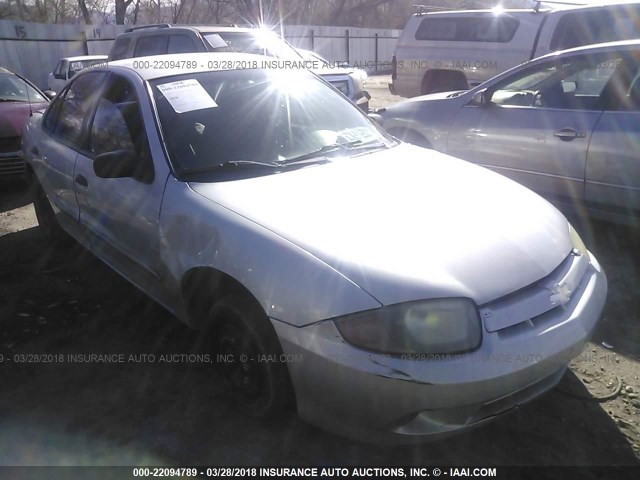 1G1JF52F137279822 - 2003 CHEVROLET CAVALIER LS SILVER photo 1