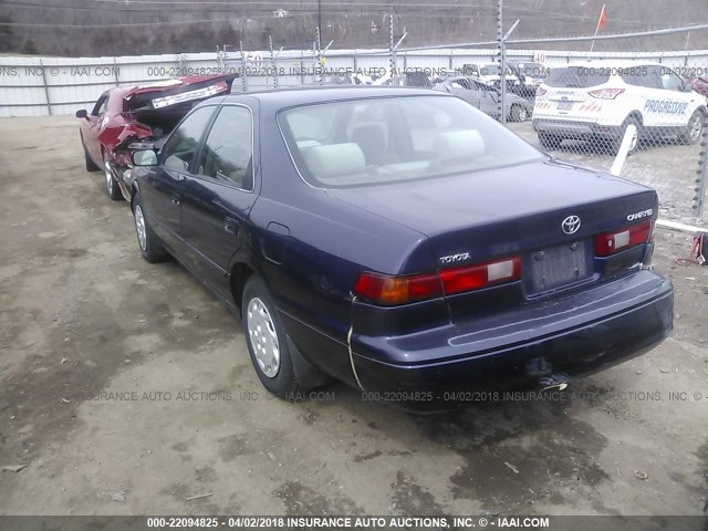 4T1BG22K9VU790523 - 1997 TOYOTA CAMRY CE/LE/XLE 蓝色 照片 3
