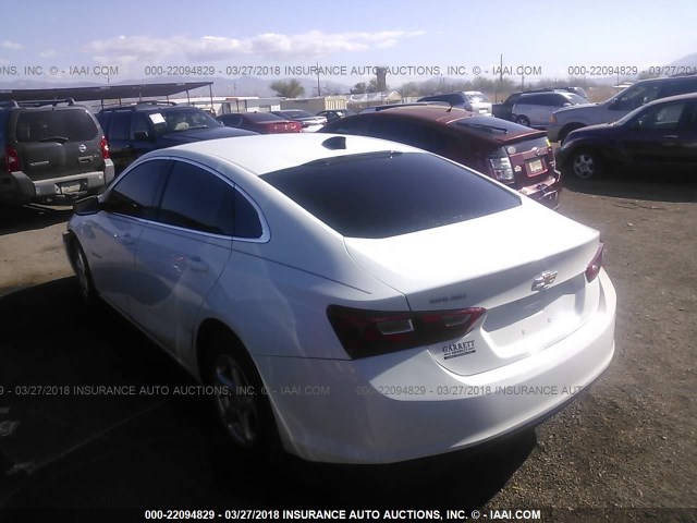 1G1ZB5ST7HF203054 - 2017 CHEVROLET MALIBU LS 白色 照片 3