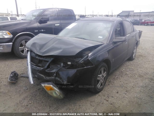 1G8AJ58F87Z206772 - 2007 SATURN ION LEVEL 2 BLACK photo 2