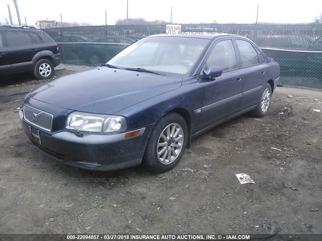 YV1TS94DX11191893 - 2001 VOLVO S80 Navy photo 2