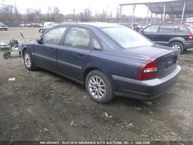 YV1TS94DX11191893 - 2001 VOLVO S80 Navy photo 3