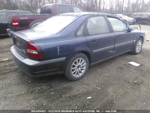 YV1TS94DX11191893 - 2001 VOLVO S80 Navy photo 4