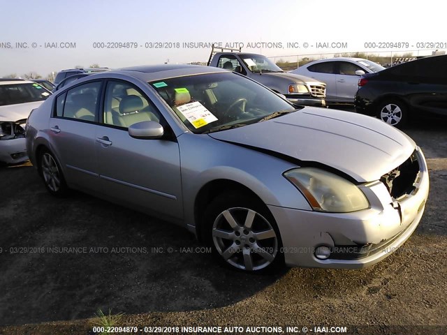 1N4BA41E96C827838 - 2006 NISSAN MAXIMA SE/SL SILVER photo 1