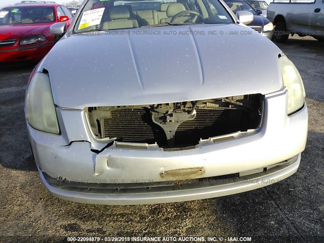 1N4BA41E96C827838 - 2006 NISSAN MAXIMA SE/SL SILVER photo 6