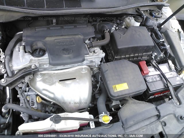 4T1BF1FK4EU396435 - 2014 TOYOTA CAMRY L/SE/LE/XLE 灰色 照片 10