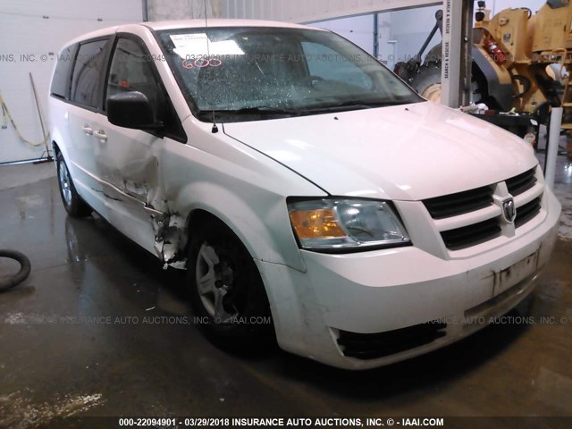 2D8HN44E09R629084 - 2009 DODGE GRAND CARAVAN SE WHITE photo 6