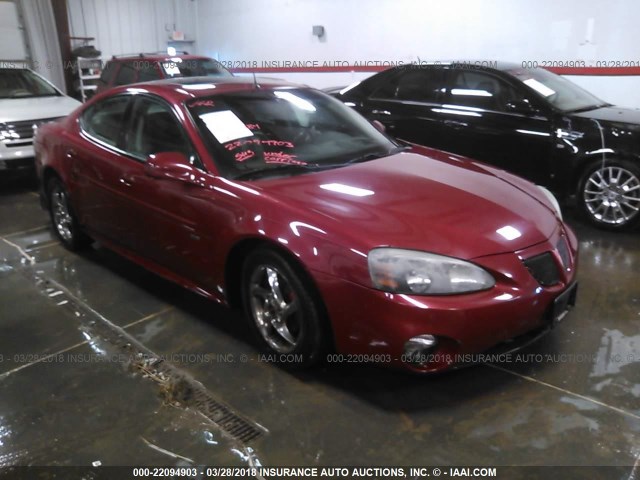 2G2WR544541219867 - 2004 PONTIAC GRAND PRIX GTP MAROON photo 1