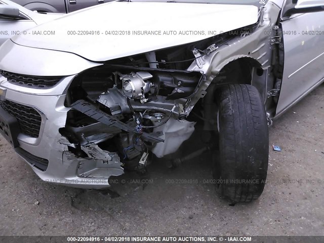 1G11C5SL6EF175317 - 2014 CHEVROLET MALIBU 1LT 银色 照片 6