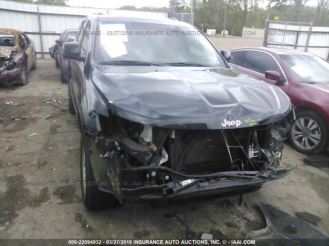 1C4RJEAG1DC600639 - 2013 JEEP GRAND CHEROKEE LAREDO BLACK photo 6