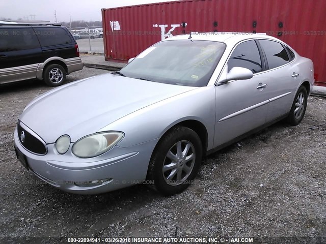 2G4WC532951292458 - 2005 BUICK LACROSSE CX SILVER photo 2