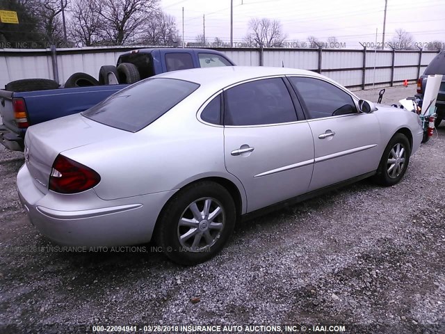 2G4WC532951292458 - 2005 BUICK LACROSSE CX SILVER photo 4