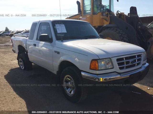 1FTYR44V13PA15155 - 2003 FORD RANGER SUPER CAB WHITE photo 1