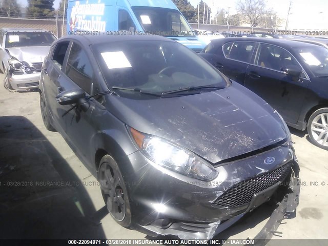 3FADP4GX2HM131825 - 2017 FORD FIESTA ST GRAY photo 1