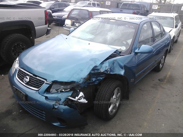 3N1AB51A33L730580 - 2003 NISSAN SENTRA SE-R LIMITED BLUE photo 2