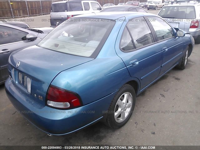 3N1AB51A33L730580 - 2003 NISSAN SENTRA SE-R LIMITED BLUE photo 4