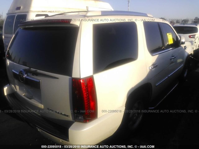 1GYFK63887R400249 - 2007 CADILLAC ESCALADE LUXURY WHITE photo 4