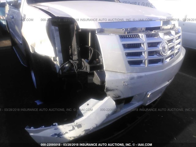 1GYFK63887R400249 - 2007 CADILLAC ESCALADE LUXURY WHITE photo 6