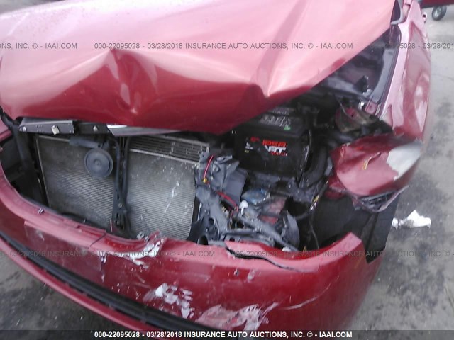 KMHDU46D29U712034 - 2009 HYUNDAI ELANTRA GLS/SE RED photo 6