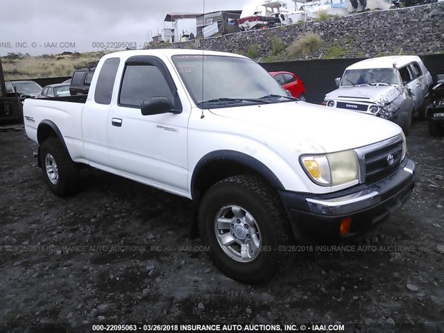 4TAWN72N1XZ450240 - 1999 TOYOTA TACOMA XTRACAB WHITE photo 1