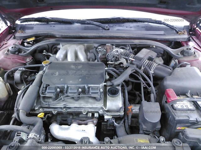 2T1CF22P1XC088879 - 1999 TOYOTA CAMRY SOLARA SE/SLE წითელი ფოტო 10