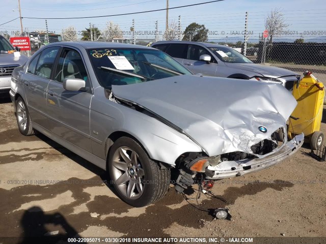 WBADT33432GF42258 - 2002 BMW 525 I SILVER photo 1