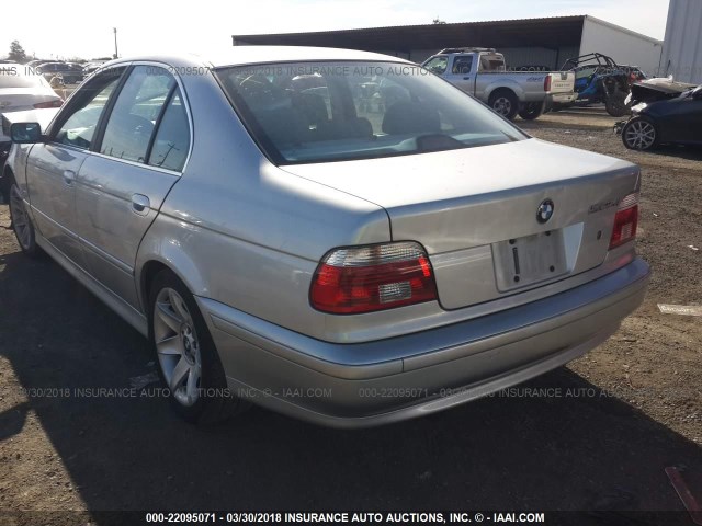 WBADT33432GF42258 - 2002 BMW 525 I SILVER photo 3