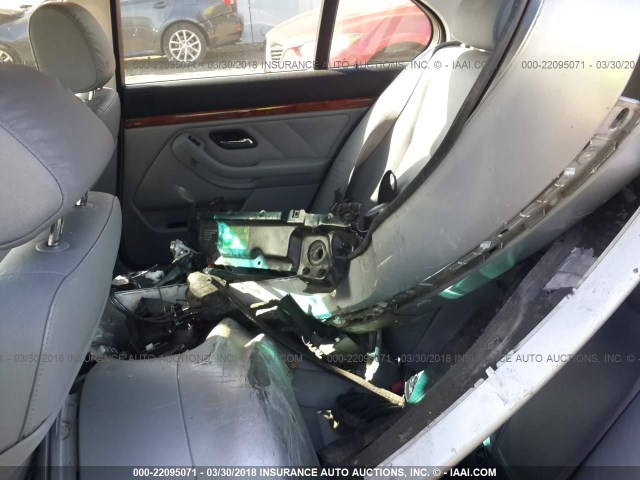 WBADT33432GF42258 - 2002 BMW 525 I SILVER photo 8