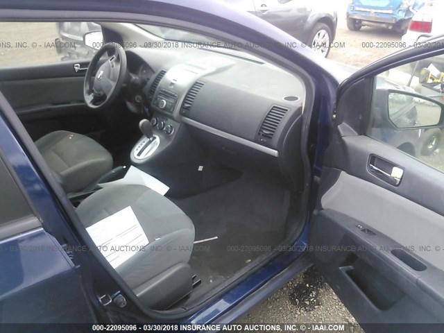 3N1AB6AP4AL723726 - 2010 NISSAN SENTRA 2.0/2.0S/SR/2.0SL BLUE photo 5