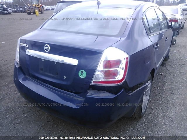 3N1AB6AP4AL723726 - 2010 NISSAN SENTRA 2.0/2.0S/SR/2.0SL BLUE photo 6