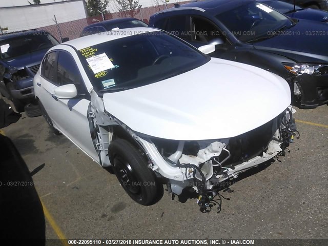 1HGCR2F63GA087280 - 2016 HONDA ACCORD SPORT WHITE photo 1