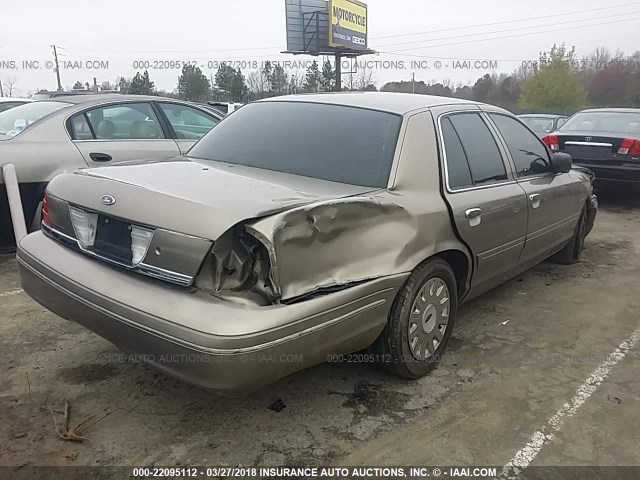 2FAHP71W95X151766 - 2005 FORD CROWN VICTORIA POLICE INTERCEPTOR TAN photo 4