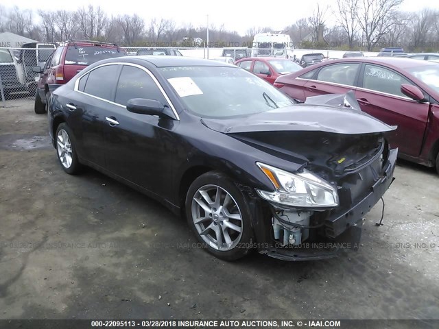 1N4AA5AP2BC857406 - 2011 NISSAN MAXIMA S/SV BLACK photo 1