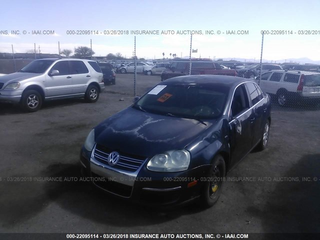 3VWFT71K16M850880 - 2006 VOLKSWAGEN JETTA TDI BLUE photo 2