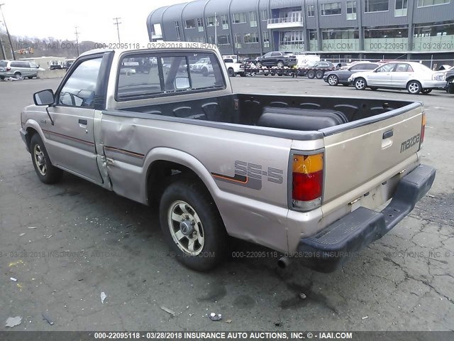 JM2UF1134J0313368 - 1988 MAZDA B2200 SHORT BED TAN photo 3