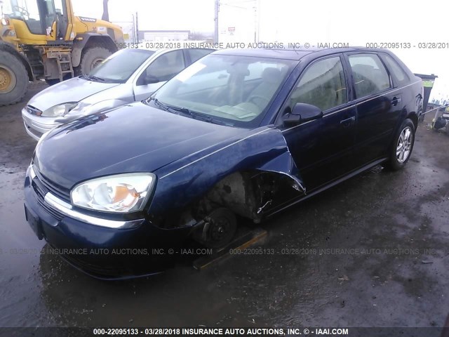 1G1ZT62814F175261 - 2004 CHEVROLET MALIBU MAXX LS Navy photo 2