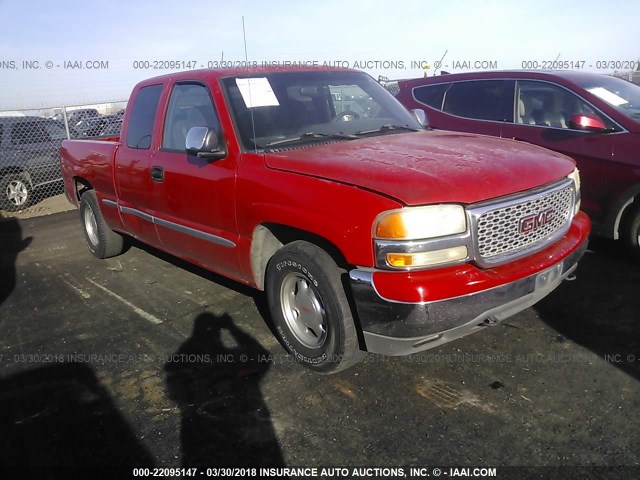 2GTEC19T121260382 - 2002 GMC NEW SIERRA C1500 RED photo 1