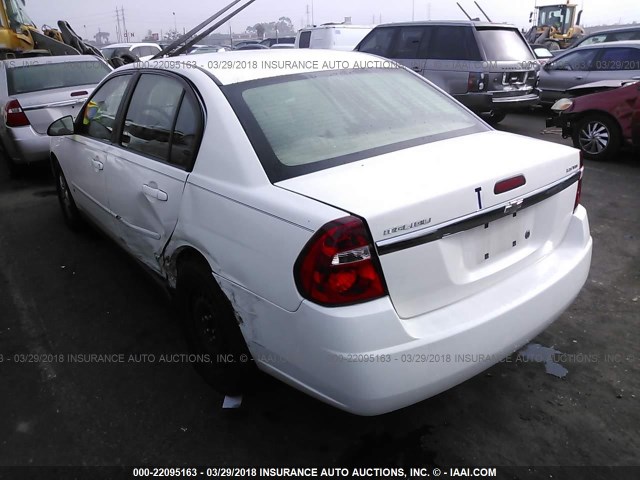 1G1ZS57N37F106071 - 2007 CHEVROLET MALIBU LS 白色 照片 3