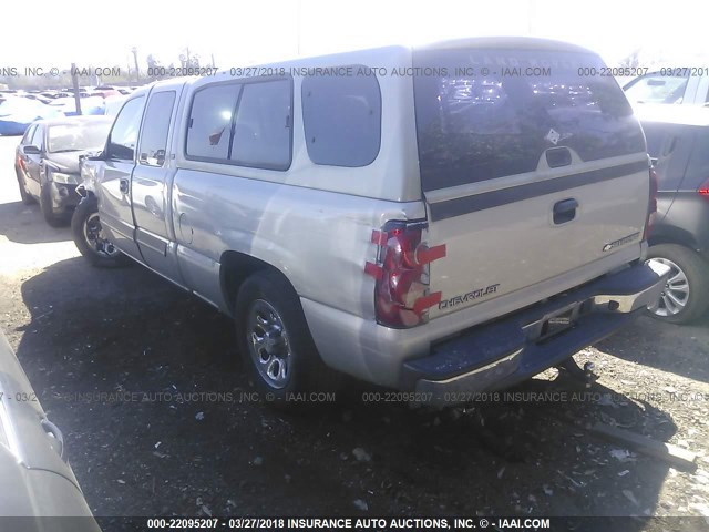 1GCEC19V07Z134319 - 2007 CHEVROLET SILVERADO C1500 CLASSIC GOLD photo 3