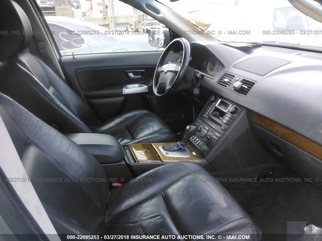 YV4CZ592161224303 - 2006 VOLVO XC90 SILVER photo 5