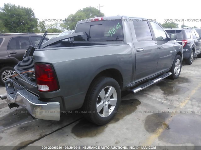 1D3HB13T99S705252 - 2009 DODGE RAM 1500 GRAY photo 4