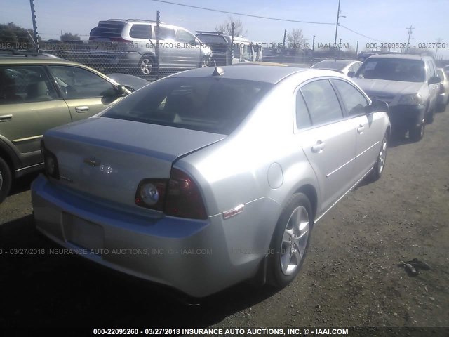 1G1ZB5E00CF257497 - 2012 CHEVROLET MALIBU LS GRAY photo 4