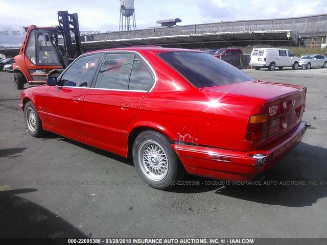 WBAHD6323SGK48547 - 1995 BMW 525 I AUTOMATIC RED photo 3